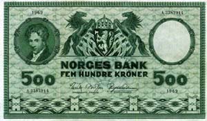挪威500克朗紙幣舊版